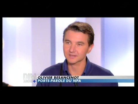 Olivier Besancenot à Dimanche Plus le 17 01 2010