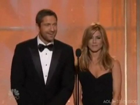 Jennifer Aniston & Gerard Butler - Gonden Globes 2010