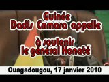 Dadis Camara appelle à soutenir le Général Konaté