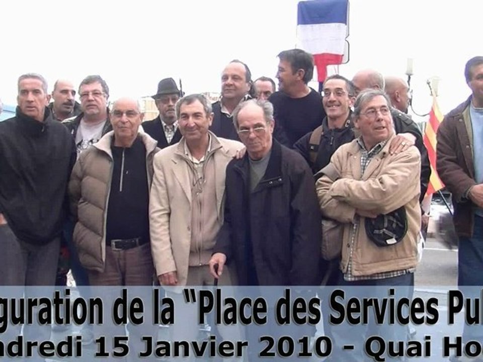 Inauguration - Place des Services Publics - La Seyne