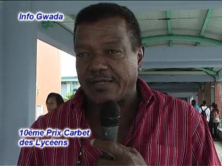 10é Prix Carbet des Lycéens