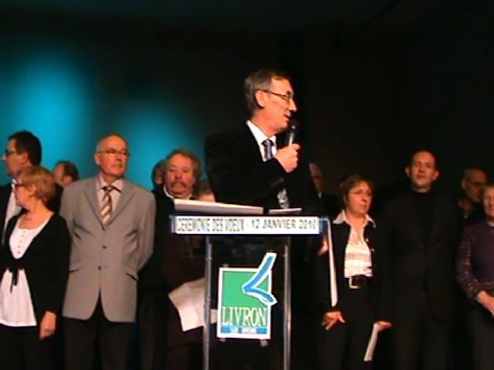 Mairie de Livron-sur-Drôme, voeux du maire, 12 janvier 2010