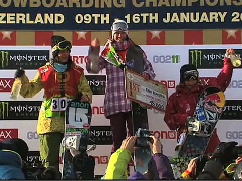Burton European Open 2010 Slopestyle Winners - Peetu & Enni