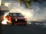 600 PS - BMW E30 325 Turbo Burnout