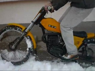 SWM 125 TL 1er essai trial après remise en état