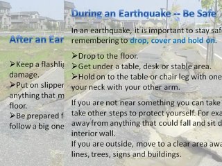 Earthquake Safety