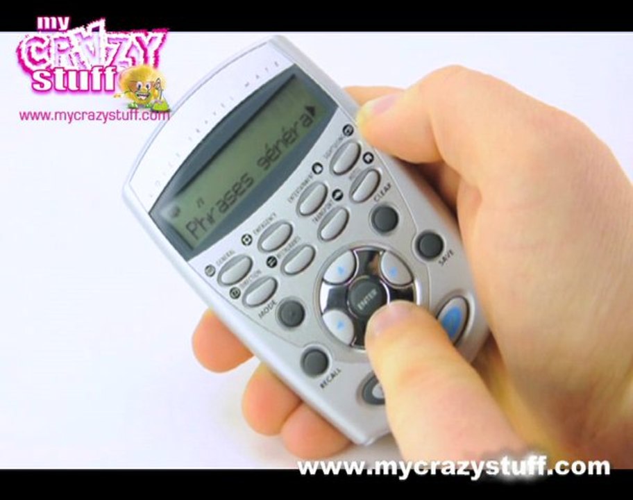 Traducteur vocal 12 langues - Mycrazystuff.com