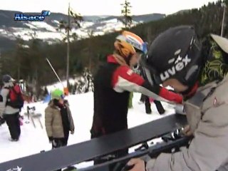 Coupe d'Europe de Snowboard Alpin en Alsace (Lac Blanc)