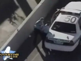 Poursuite .accident et arrestation (berline noir)