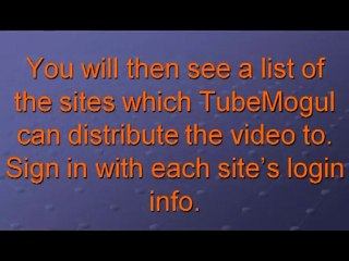 How To Upload Videos To TubeMogul