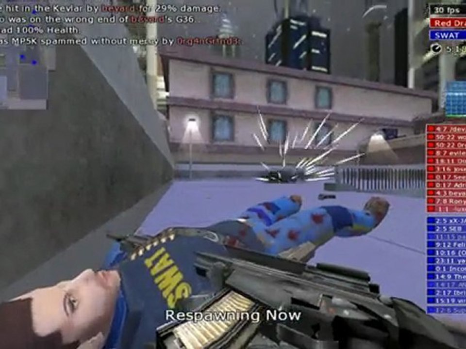 Gameplay Urban Terror TDM_Uptown