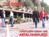 TURİSTLER KALEİÇİNE BÜYÜK İLGİ GÖSTERİYOR