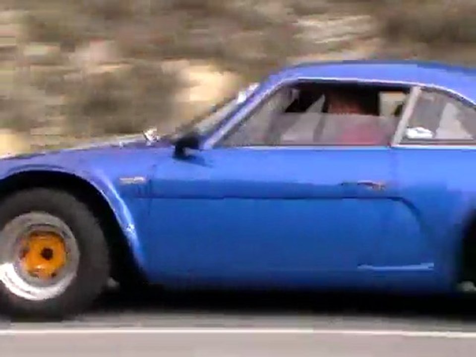 Ascension du col de Braus en Alpine A 110 1600-S