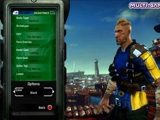 Brink creation de personnage