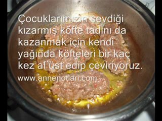 Sağlıklı Köfte Pişirme