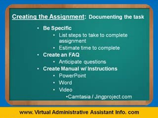 How to Create a Task for a Virtual Assistant