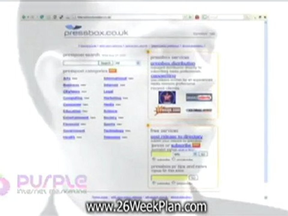 Press Releases - Week #11 - Internet Marketing Plan