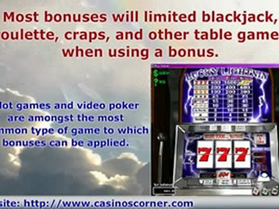 The truth behind online casinos bonuses-How to avoid gettine