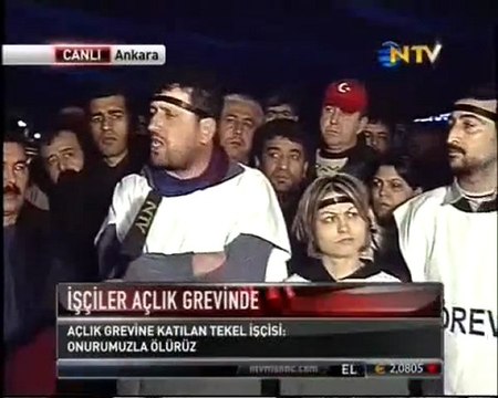 TEKEL işçilerinin açlık grevi başladı