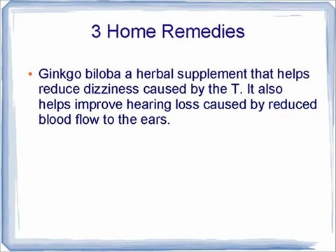 Tinnitus Cure - 3 Home Remedies