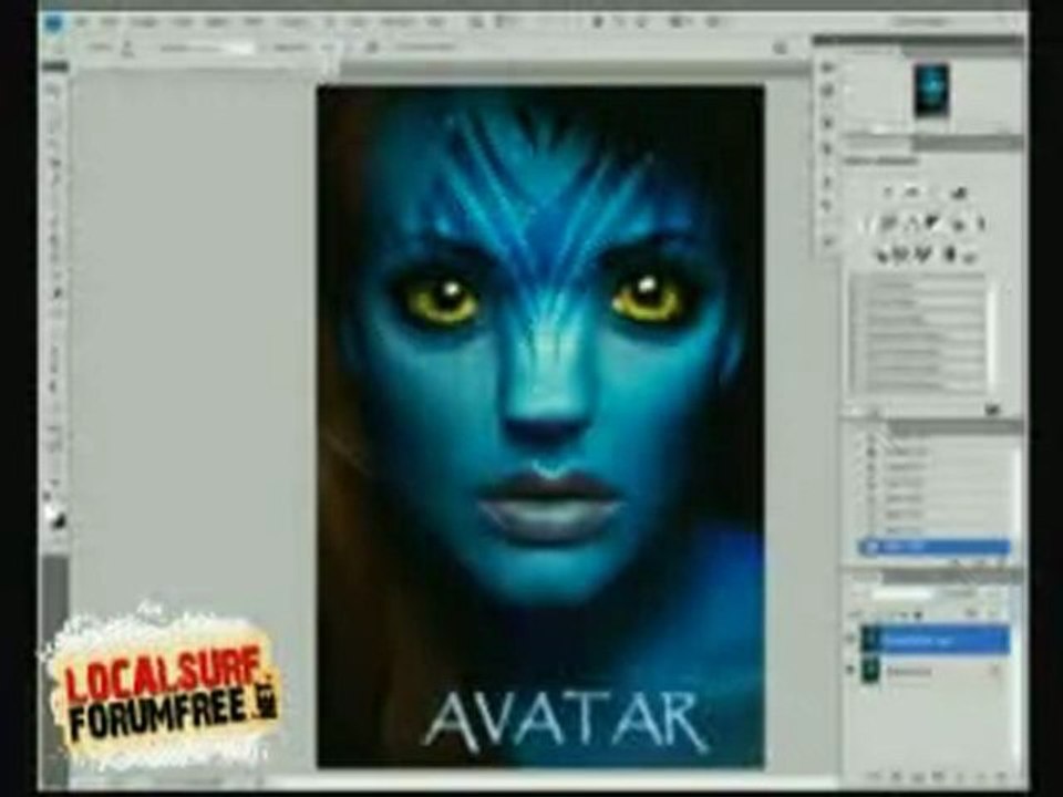 Creare una foto in stile Na'vi Avatar movie film 2
