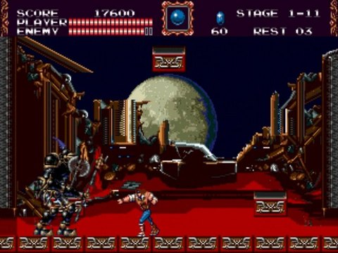 Test de Castlevania Vampire Killer (Megadrive)