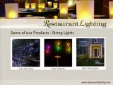 Restaurant Lighting - Rechargeable Lights & Candles