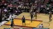 Dwyane Wade throws down this strong slam dunk in the third q