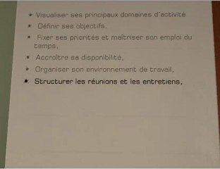 formation a la gestion du temps