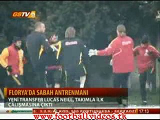 Lucas Neill İlk Antremanda