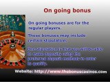 Types of online casino bonuses