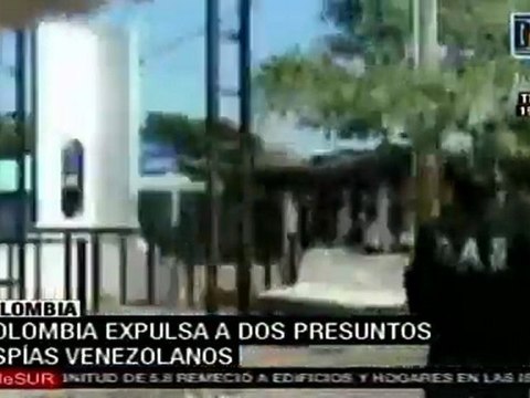 Expulsa Colombia a dos presuntos espías venezolanos