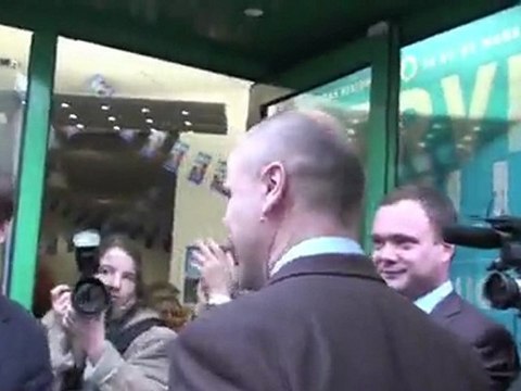 Arrivée d'Hervé Novelli, tête de liste région Centre UMP-NC