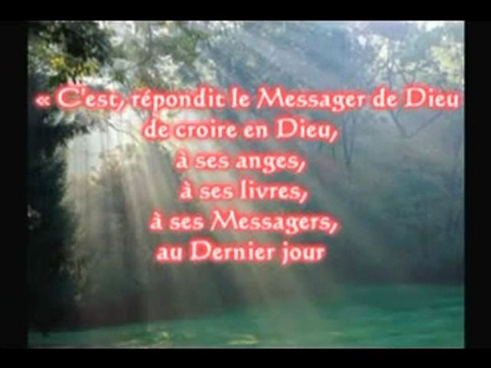 An-Nawawi hadit 2 - la foi et l'éxéllence