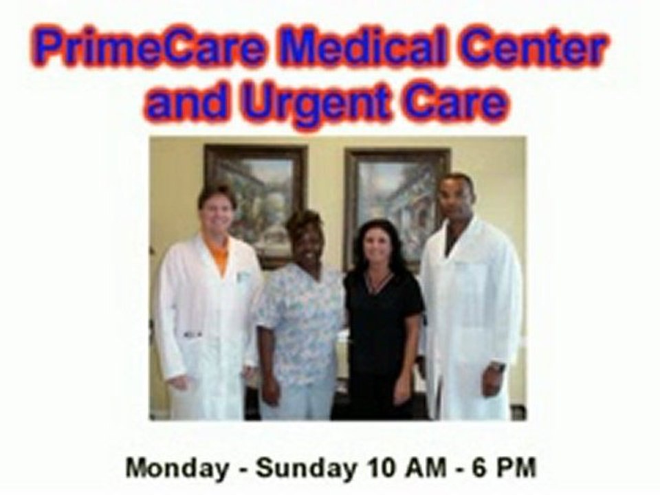 Prime Care Medical Center and Urgent Care in Cumming Ga.