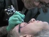 Guy Has Glasses Tattooed On His Face