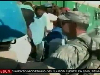 Tropas de EE.UU. y de ONU arremeten contra haitianos