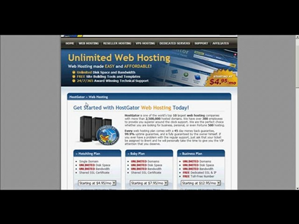 Webhosting bij Hostgator bestellen? Waarom?