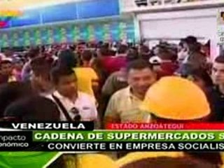 Cadena de supermercados se convierte en tienda socialista