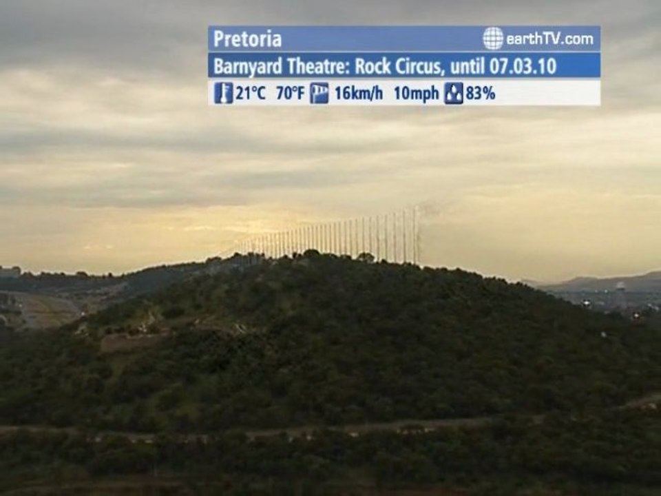 Udaipur - India, Ekaterinburg - Russia, Niagara Falls - Canada, Pretoria - South Africa, Agadir - Morocco, Dresden - Germany, Honolulu - USA