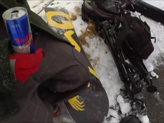 Calgary Snowboard Rail Session - Sugarshack