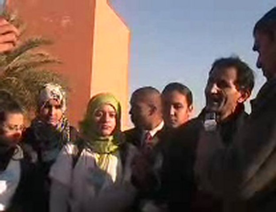 نادي الصحافة بثانوية الفتح التأهيلية - تصريح الأستاذ الرامي