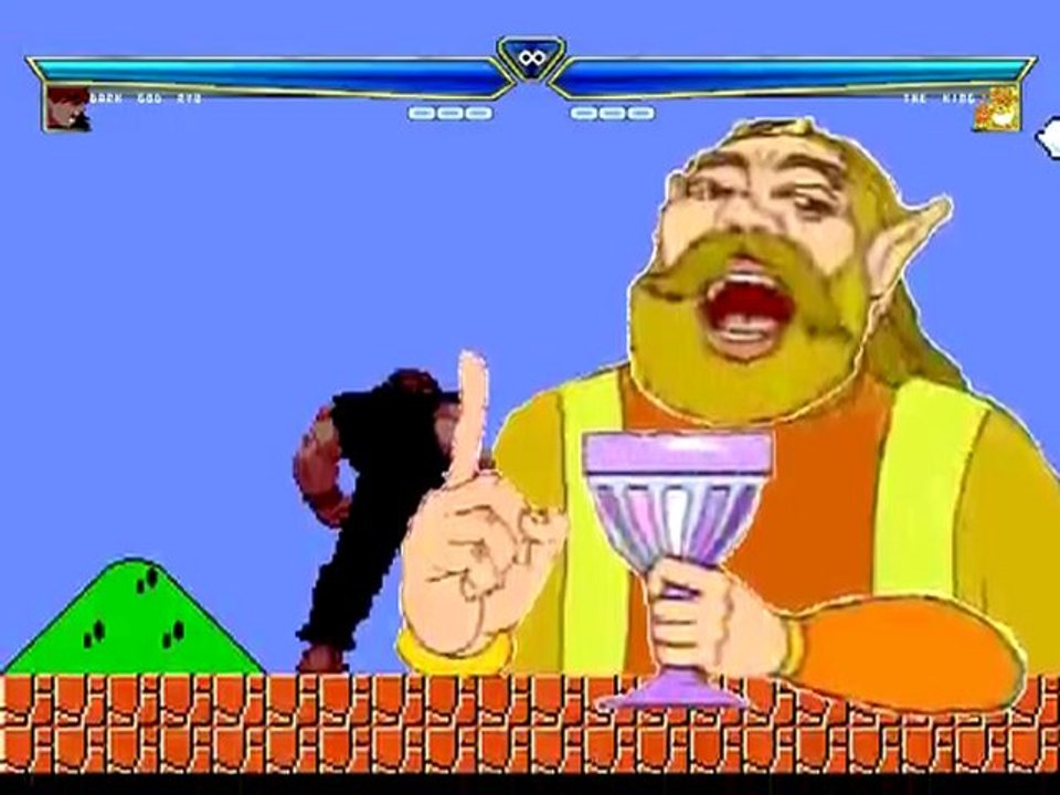 Mugen Dark God Ryu vs The King