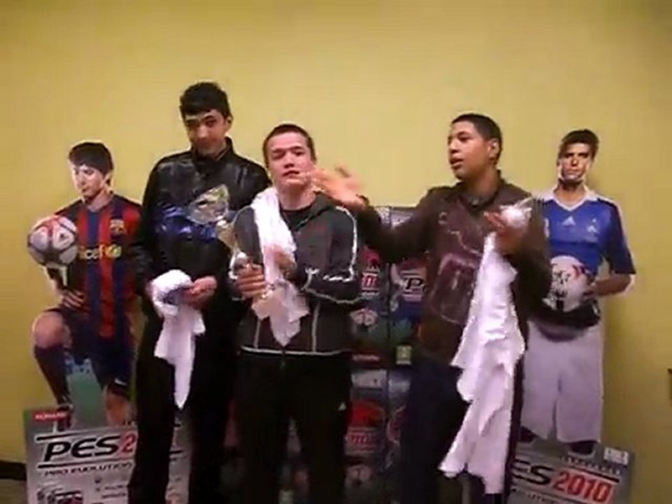 Tournoi PES 2010 - Scionzier (74) - Réaction du vainqueur !