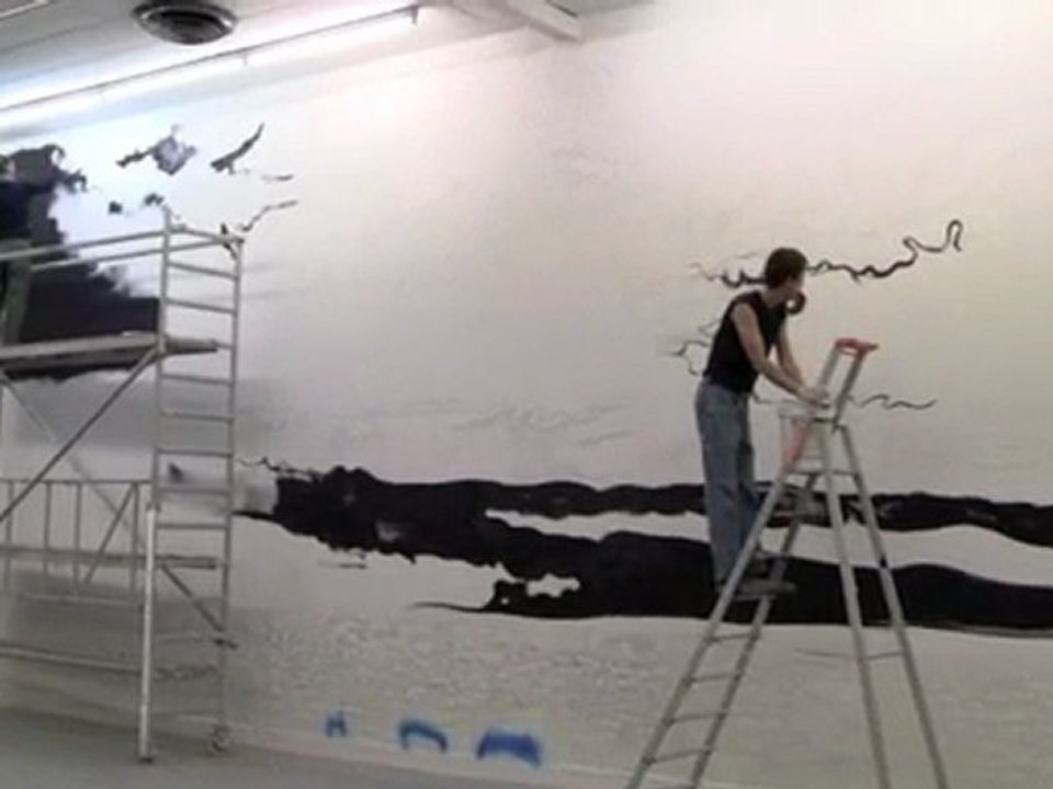 Montage de l'exposition / Preparation of exhibition Marnie W