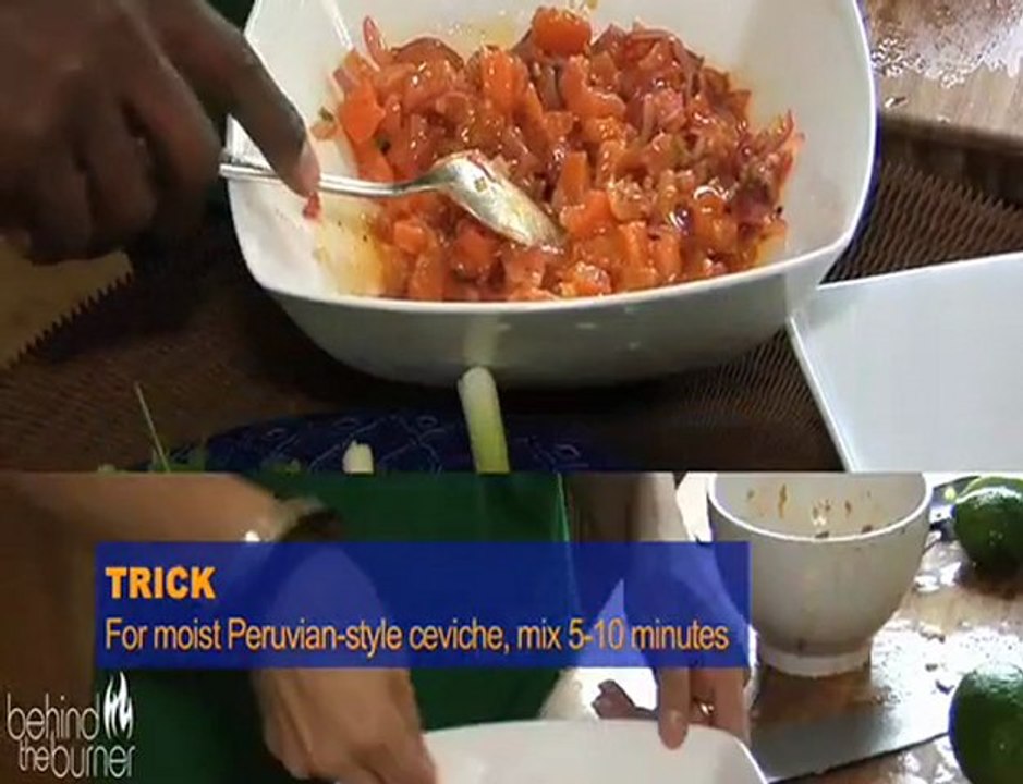 Spicy Salmon Ceviche with Chef Marcus Samuelsson