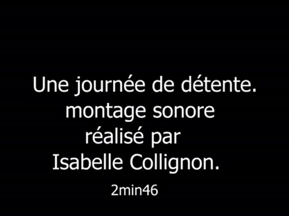 isabelle une journee de detente