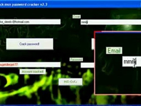hack msn password cracker v2.3
