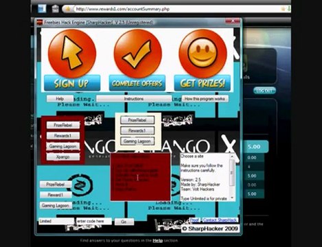 PrizeRebel, Rewards1, Gaming Lagoon Hack tutorial