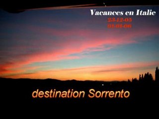 Italie-destination Sorrento-decembre 2005